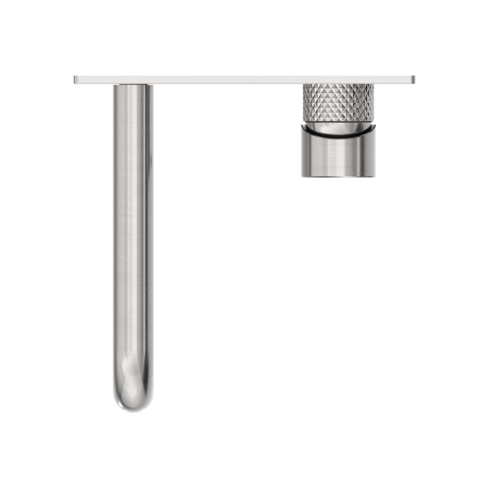 NERO OPAL WALL BASIN/ BATH MIXER BRUSHED NICKEL (AVAILABLE IN 120MM, 160MM, 185MM, 230MM AND 260MM)