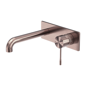 NERO OPAL WALL BASIN/ BATH MIXER BRUSHED BRONZE (AVAILABLE IN 120MM, 160MM, 185MM, 230MM AND 260MM)