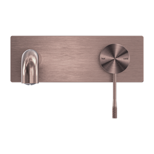 NERO OPAL WALL BASIN/ BATH MIXER BRUSHED BRONZE (AVAILABLE IN 120MM, 160MM, 185MM, 230MM AND 260MM)