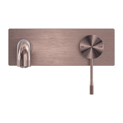 NERO OPAL WALL BASIN/ BATH MIXER BRUSHED BRONZE (AVAILABLE IN 120MM, 160MM, 185MM, 230MM AND 260MM)