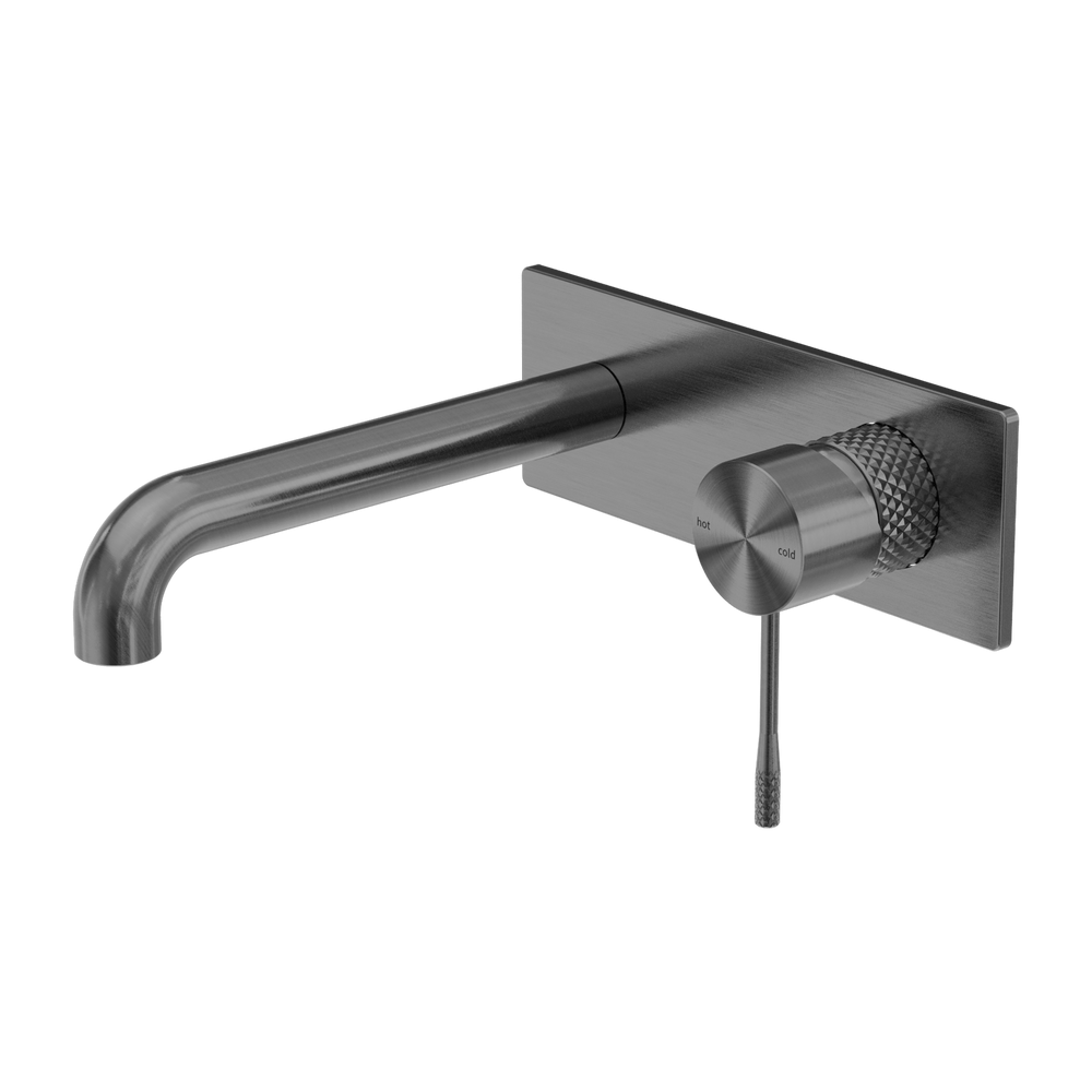 NERO OPAL WALL BASIN/ BATH MIXER GRAPHITE (AVAILABLE IN 120MM, 160MM, 185MM, 230MM AND 260MM)