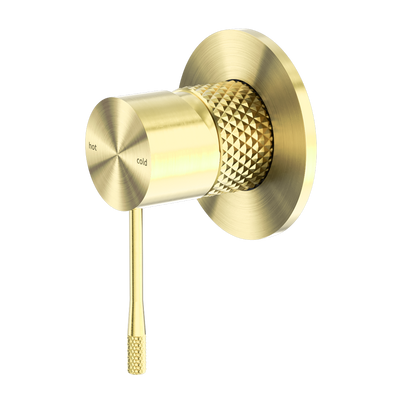 NERO OPAL SHOWER MIXER PLATE BRUSHED GOLD