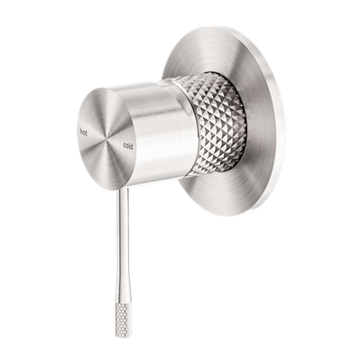 NERO OPAL SHOWER MIXER PLATE BRUSHED NICKEL