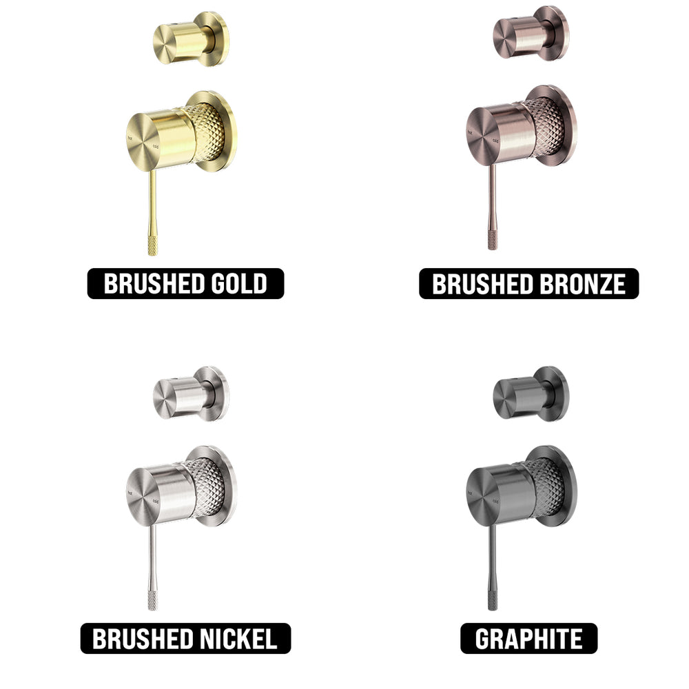 NERO OPAL SHOWER MIXER DIVERTER SEPARATE PLATE GRAPHITE