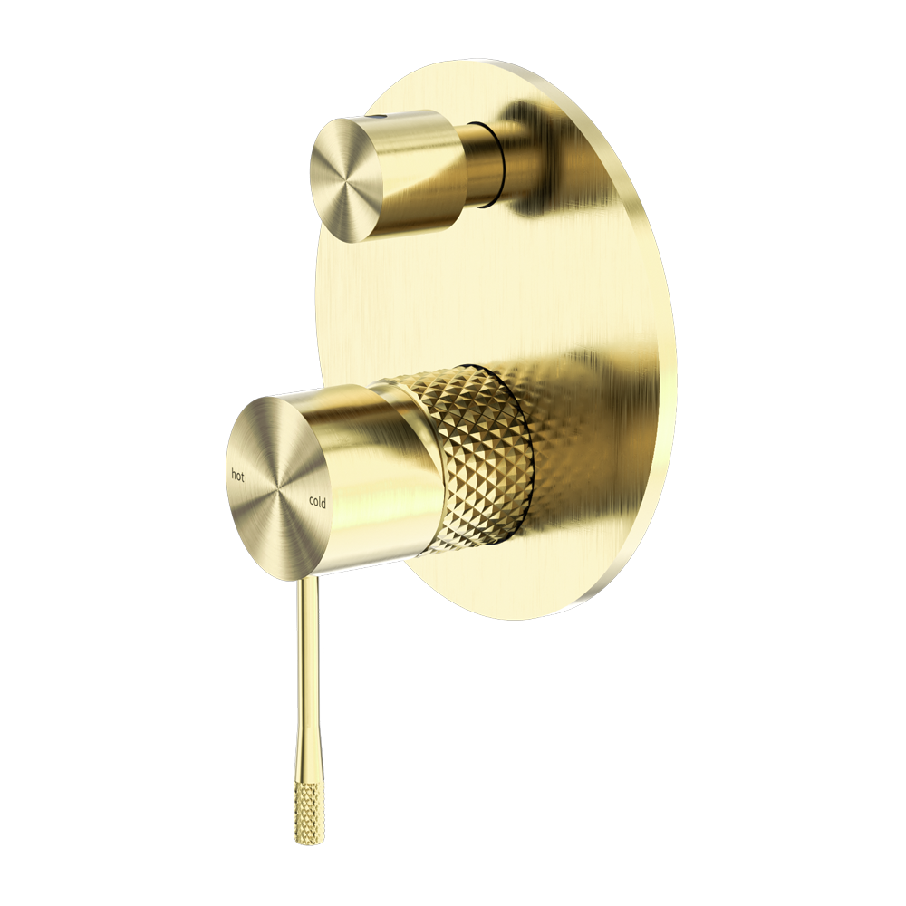 NERO OPAL SHOWER MIXER DIVERTER BRUSHED GOLD