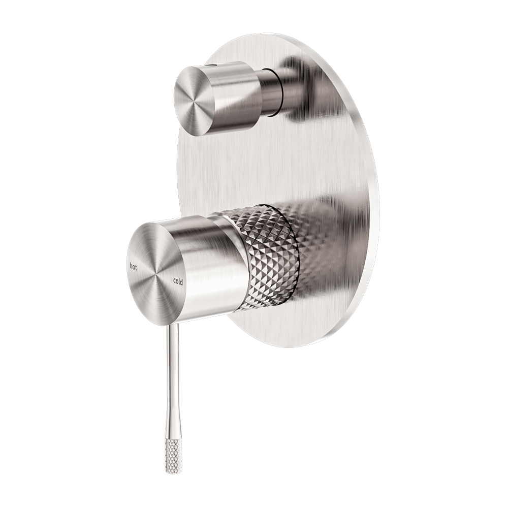 NERO OPAL SHOWER MIXER DIVERTER BRUSHED NICKEL