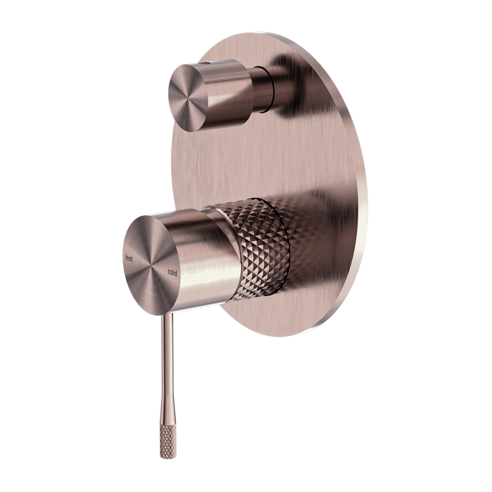 NERO OPAL SHOWER MIXER DIVERTER BRUSHED BRONZE