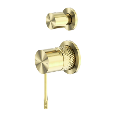 NERO OPAL SHOWER MIXER DIVERTER SEPARATE PLATE BRUSHED GOLD