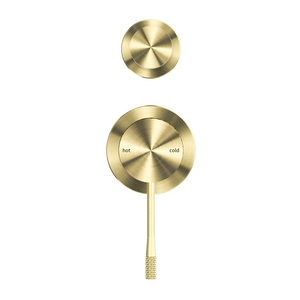 NERO OPAL SHOWER MIXER DIVERTER SEPARATE PLATE BRUSHED GOLD