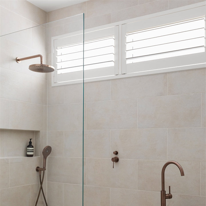 NERO ROUND SHOWER ARM BRUSHED BRONZE (AVAILABLE IN 330MM AND 500MM)