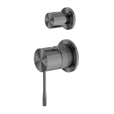 NERO OPAL SHOWER MIXER DIVERTER SEPARATE PLATE GRAPHITE