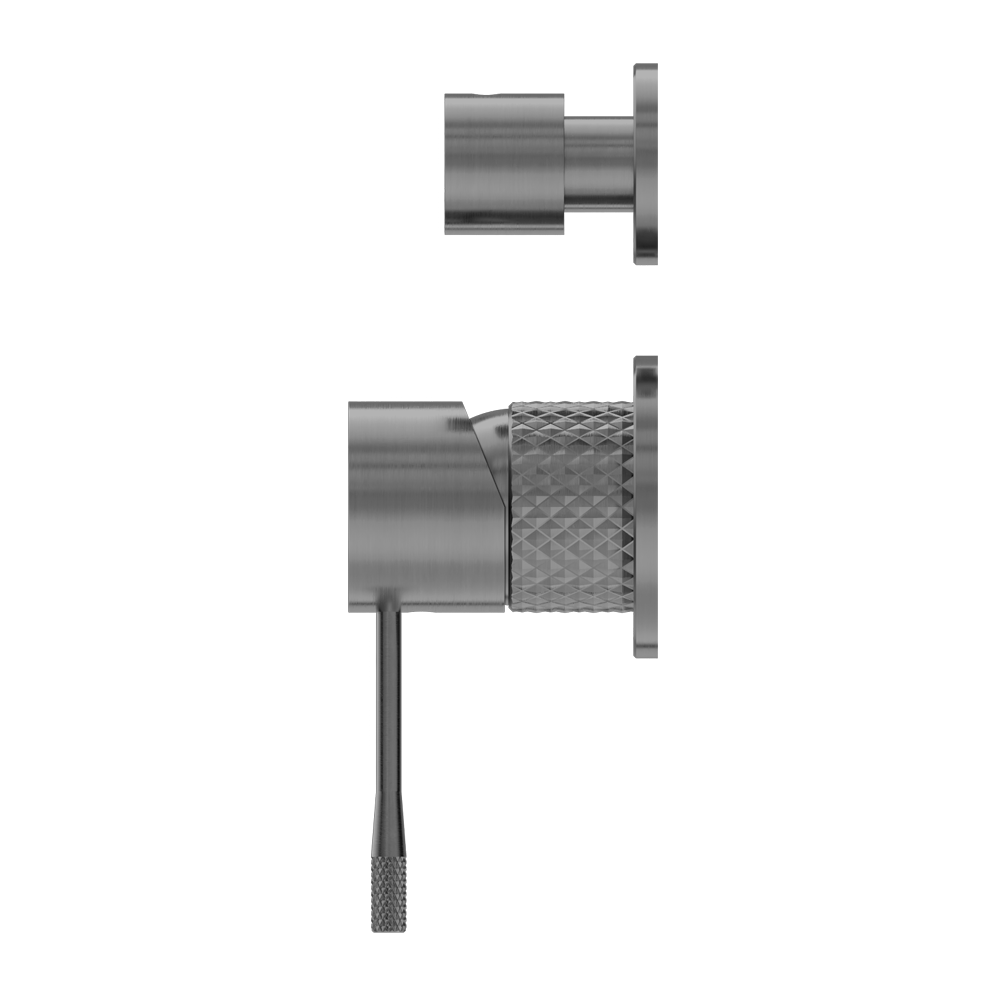 NERO OPAL SHOWER MIXER DIVERTER SEPARATE PLATE GRAPHITE