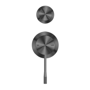 NERO OPAL SHOWER MIXER DIVERTER SEPARATE PLATE GRAPHITE