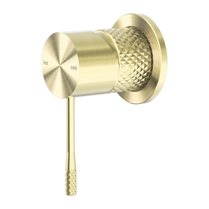 NERO OPAL SHOWER MIXER PLATE BRUSHED GOLD