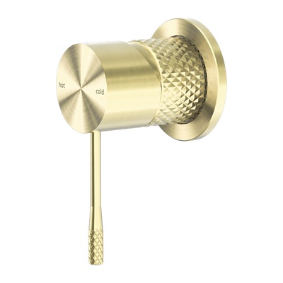 NERO OPAL SHOWER MIXER PLATE BRUSHED GOLD