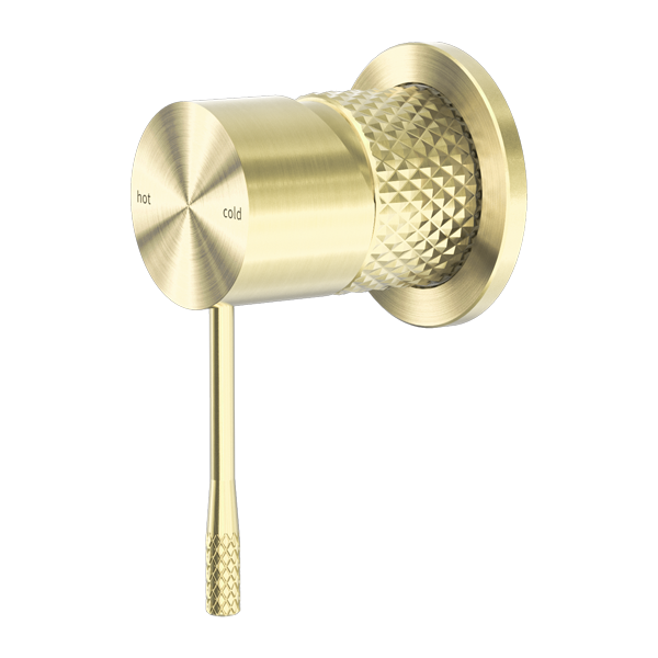 NERO OPAL SHOWER MIXER PLATE BRUSHED GOLD