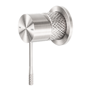 NERO OPAL SHOWER MIXER PLATE BRUSHED NICKEL