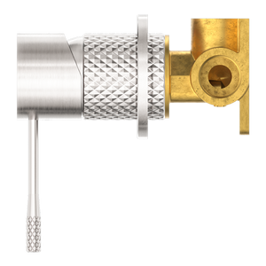 NERO OPAL SHOWER MIXER PLATE BRUSHED NICKEL