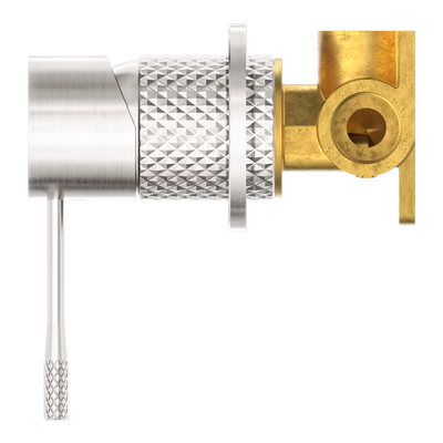 NERO OPAL SHOWER MIXER PLATE BRUSHED NICKEL