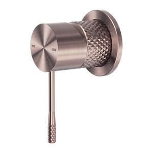 NERO OPAL SHOWER MIXER PLATE BRUSHED BRONZE