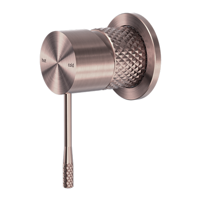 NERO OPAL SHOWER MIXER PLATE BRUSHED BRONZE