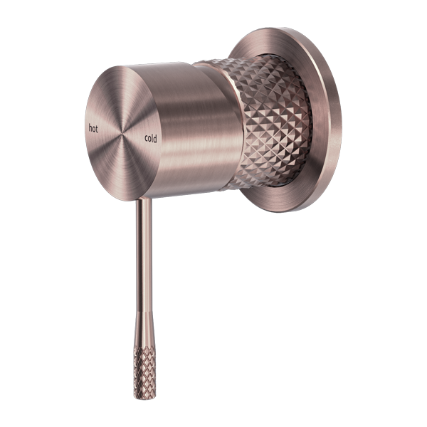 NERO OPAL SHOWER MIXER PLATE 60MM BRUSHED BRONZE