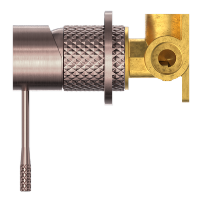 NERO OPAL SHOWER MIXER PLATE BRUSHED BRONZE