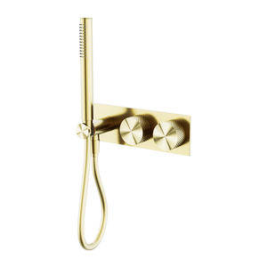 NERO OPAL PROGRESSIVE SHOWER SYSTEM 238MM BRUSHED GOLD