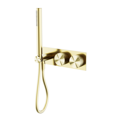 NERO OPAL PROGRESSIVE SHOWER SYSTEM 238MM BRUSHED GOLD