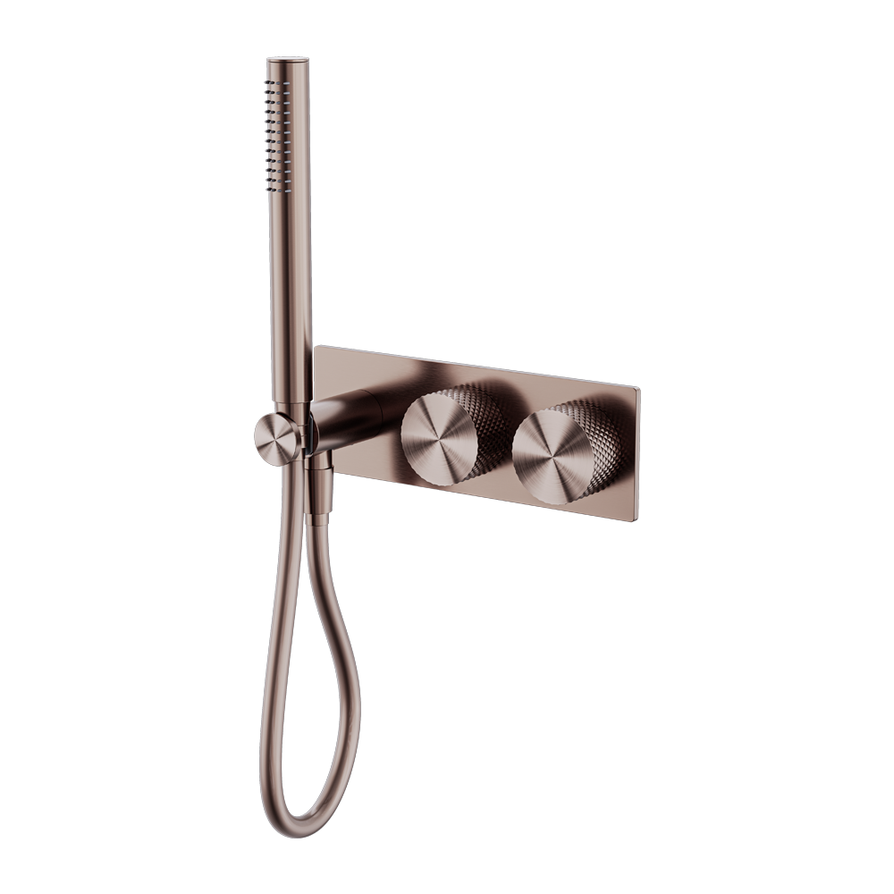 NERO OPAL PROGRESSIVE WALL SHOWER SYSTEM 238MM BRUSHED BRONZE