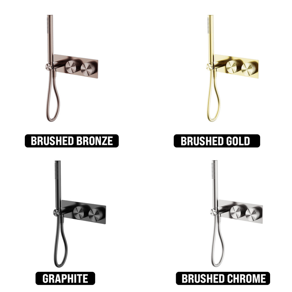 NERO OPAL PROGRESSIVE SHOWER SYSTEM 238MM BRUSHED BRONZE
