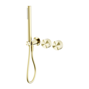 NERO OPAL PROGRESSIVE SHOWER SYSTEM SEPARATE PLATE 238MM BRUSHED GOLD