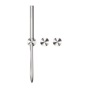 NERO OPAL PROGRESSIVE SHOWER SYSTEM SEPARATE PLATE 238MM BRUSHED NICKEL