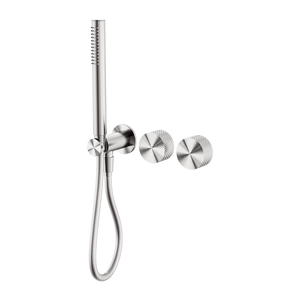 NERO OPAL PROGRESSIVE SHOWER SYSTEM SEPARATE PLATE 238MM BRUSHED NICKEL