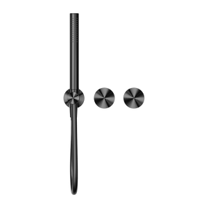 NERO OPAL PROGRESSIVE SHOWER SYSTEM SEPARATE PLATE 238MM GRAPHITE