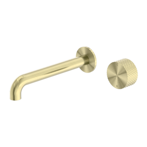 NERO OPAL PROGRESSIVE WALL BASIN/ BATH SET BRUSHED GOLD (AVAILABLE IN 120MM, 160MM, 185MM, 230MM AND 260MM)
