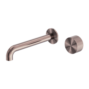NERO OPAL PROGRESSIVE WALL BASIN / BATH SET BRUSHED BRONZE (AVAILABLE IN 120MM, 160MM, 185MM, 230MM AND 260MM)
