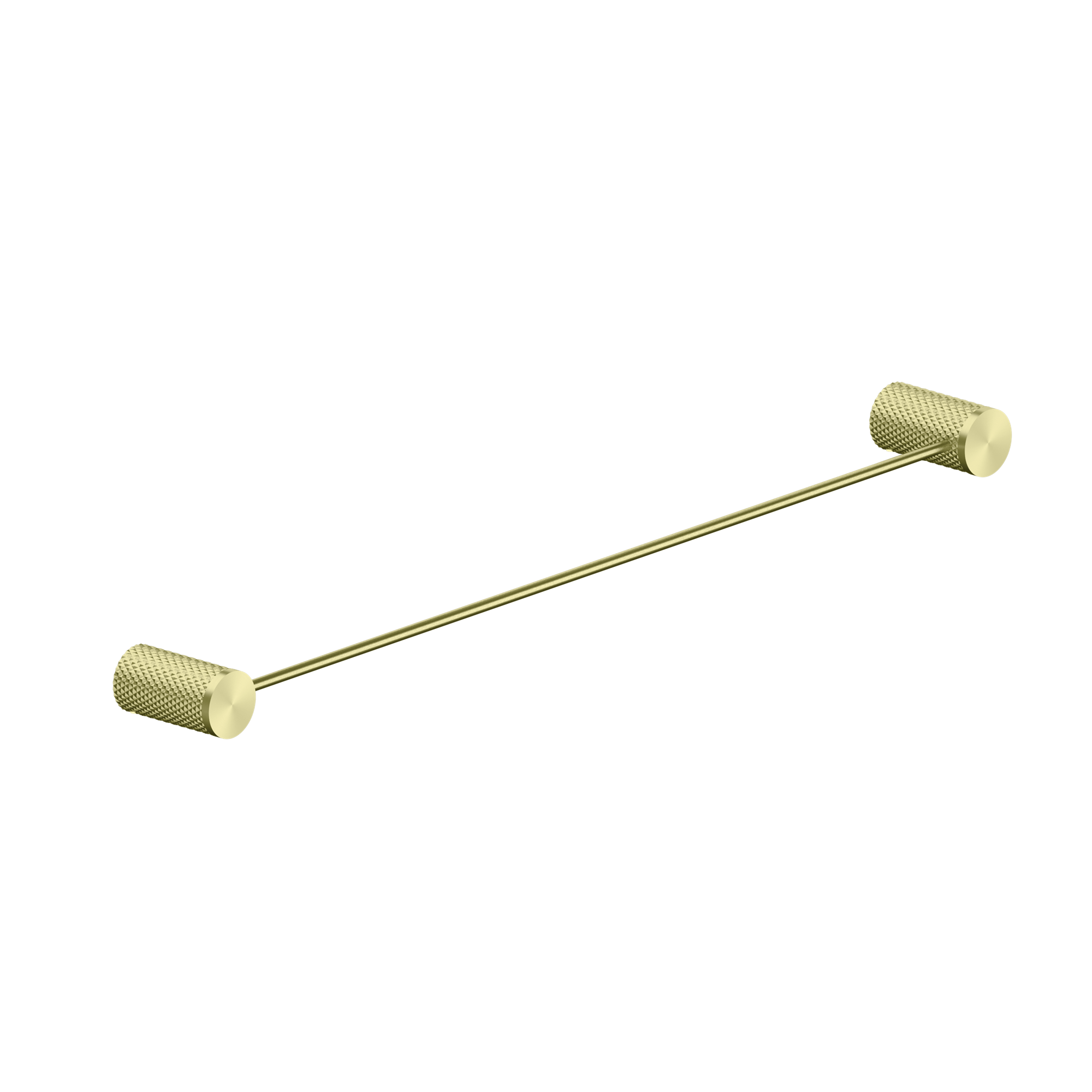 NERO OPAL NON-HEATED SINGLE TOWEL RAIL BRUSHED GOLD (AVAILABLE IN 600MM AND 800MM)