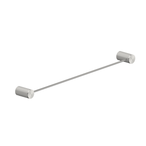 NERO OPAL NON-HEATED SINGLE TOWEL RAIL BRUSHED NICKEL (AVAILABLE IN 600MM AND 800MM)