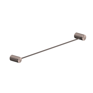 NERO OPAL NON-HEATED SINGLE TOWEL RAIL BRUSHED BRONZE (AVAILABLE IN 600MM AND 800MM)