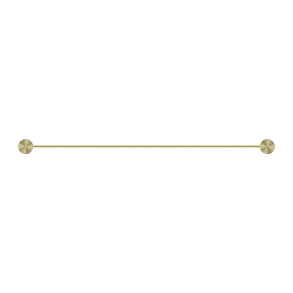 NERO OPAL NON-HEATED DOUBLE TOWEL RAIL BRUSHED GOLD (AVAILABLE IN 600MM AND 800MM)