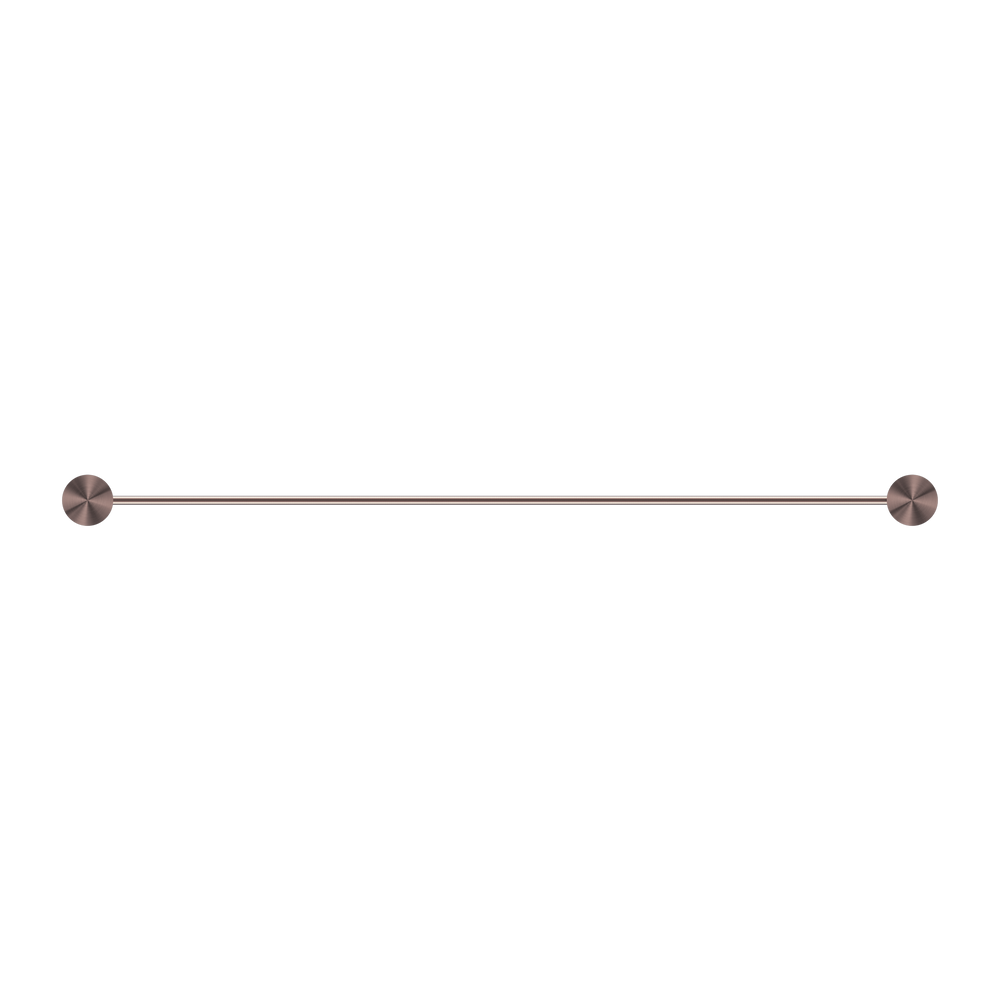 NERO OPAL NON-HEATED DOUBLE TOWEL RAIL BRUSHED BRONZE (AVAILABLE IN 600MM AND 800MM)