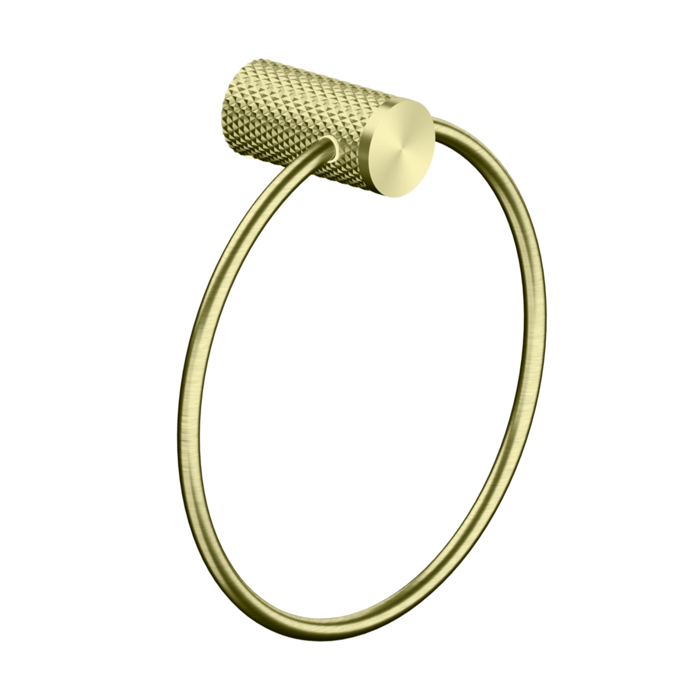 NERO OPAL TOWEL RING 202MM BRUSHED GOLD