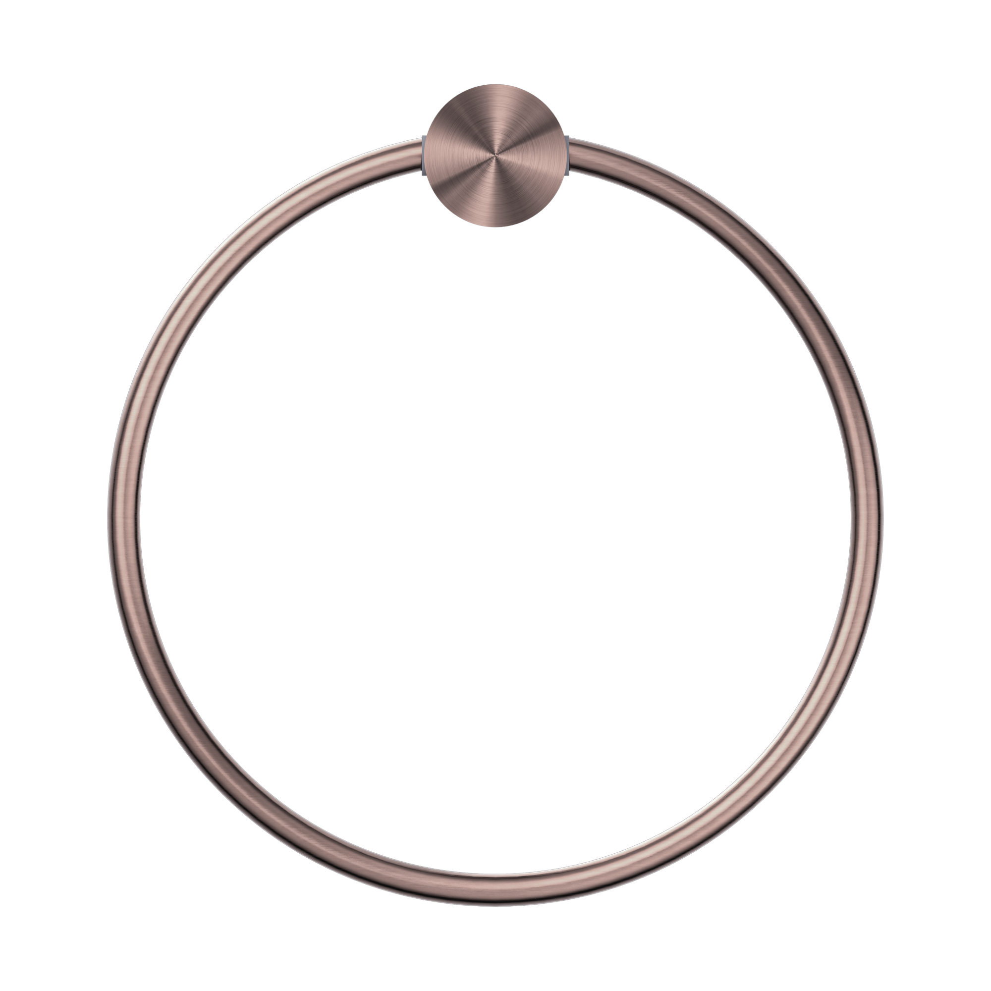 NERO OPAL TOWEL RING 202MM BRUSHED BRONZE