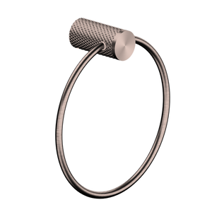 NERO OPAL TOWEL RING 202MM BRUSHED BRONZE