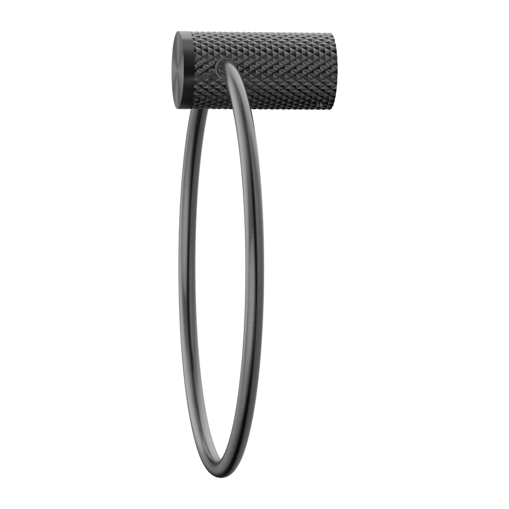 NERO OPAL TOWEL RING 202MM GRAPHITE