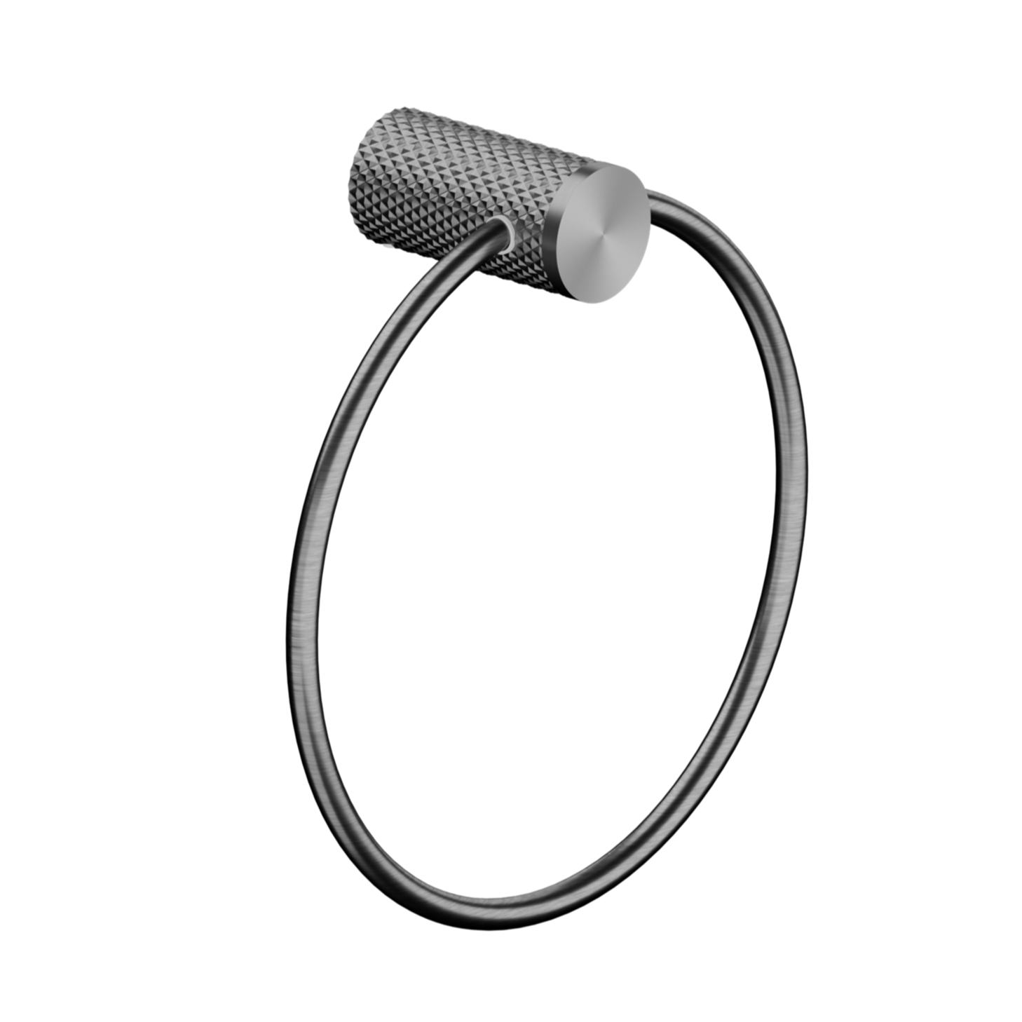 NERO OPAL TOWEL RING 202MM GRAPHITE