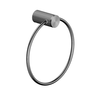 NERO OPAL TOWEL RING 202MM GRAPHITE