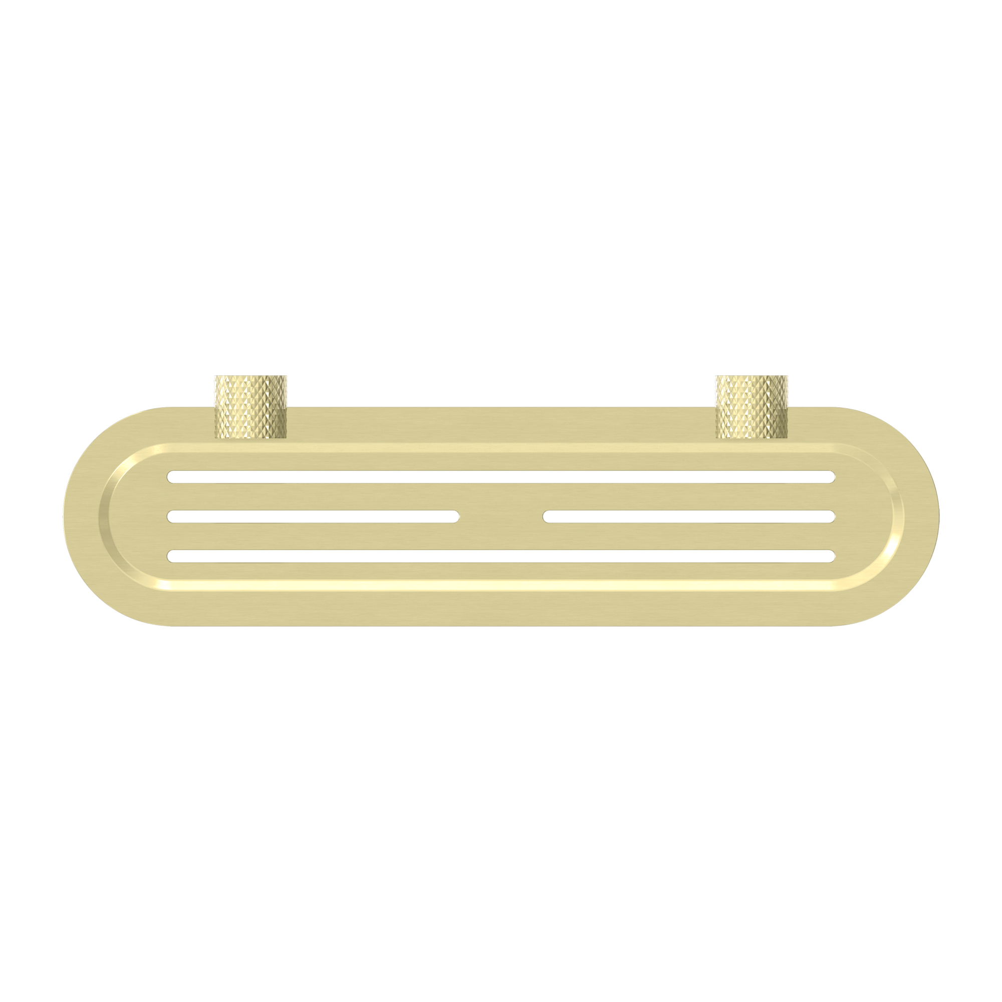 NERO OPAL METAL SHOWER SHELF 420MM BRUSHED GOLD