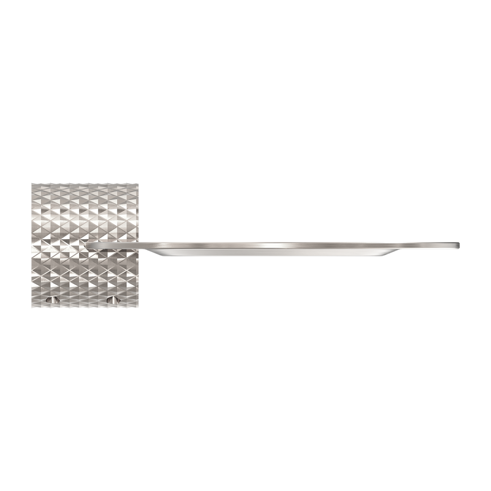NERO OPAL METAL SHOWER SHELF 420MM BRUSHED NICKEL